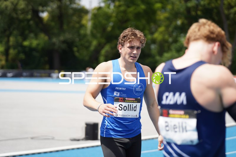 Heine Strønstad-Løseth (#281) bei der Bauhaus Junioren-Gala Mannheim 2026