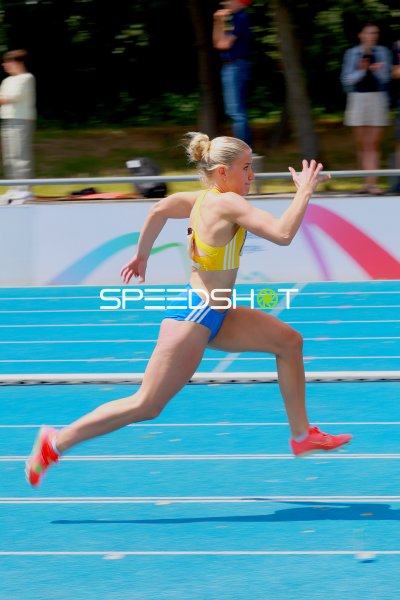 Ella Alvelin MALM (Sweden) beim Sprint im Michael-Hoffmann-Stadion Mannheim