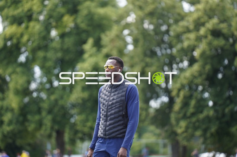 Athlet beim Leichtathletik-Meeting im Michael-Hoffmann-Stadion Mannheim