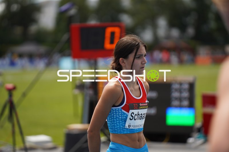 Sophia Schaack (#249) beim 32. Junioren-Gala Meeting in Mannheim