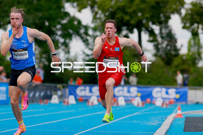 Malte Stangenberg (#88) und Benedikt Thomas Wallstein (#434) beim Sprint in Mannheim