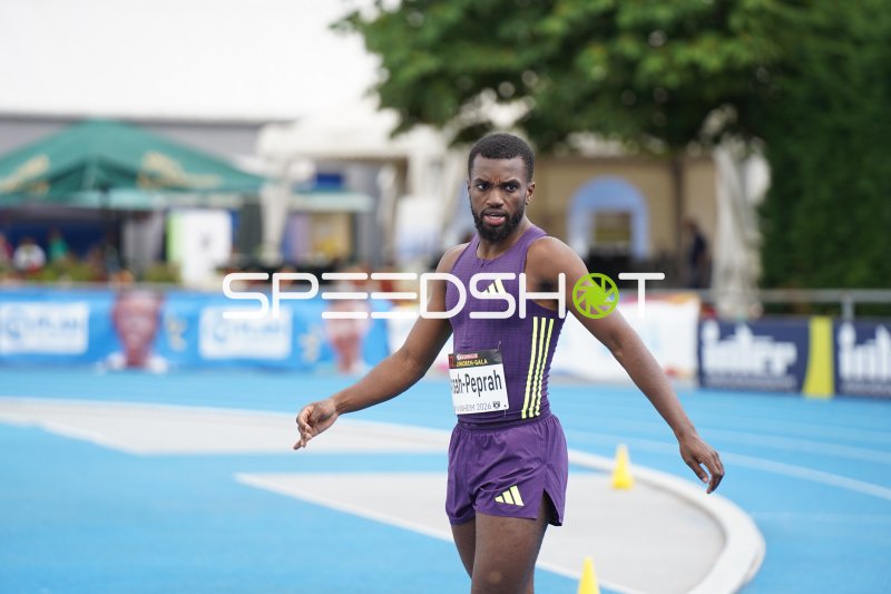 Lucas Ansah-Peprah (#79) beim Sprint im Michael-Hoffmann-Stadion Mannheim