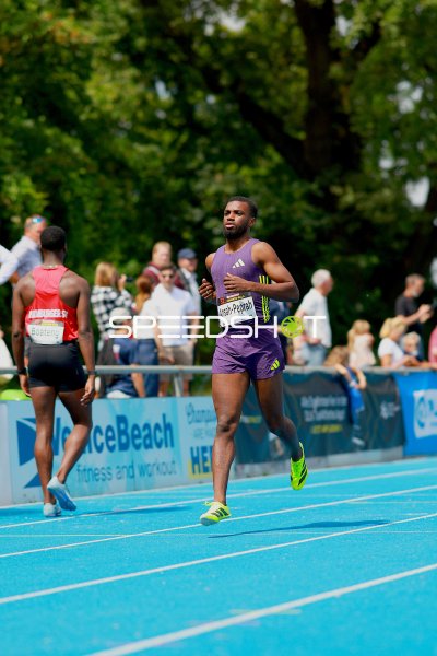 Lucas Ansah-Peprah (#79) beim Sprint im Michael-Hoffmann-Stadion Mannheim