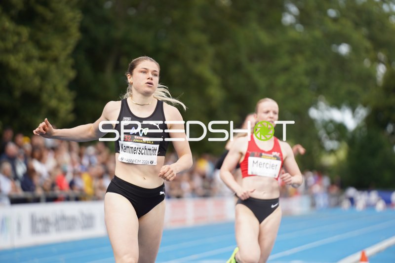 Sina Kammerschmitt beim Sprint bei der 32. Junioren-Gala Mannheim