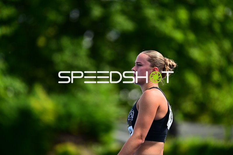 Athletin beim Leichtathletik-Meeting im Michael-Hoffmann-Stadion Mannheim