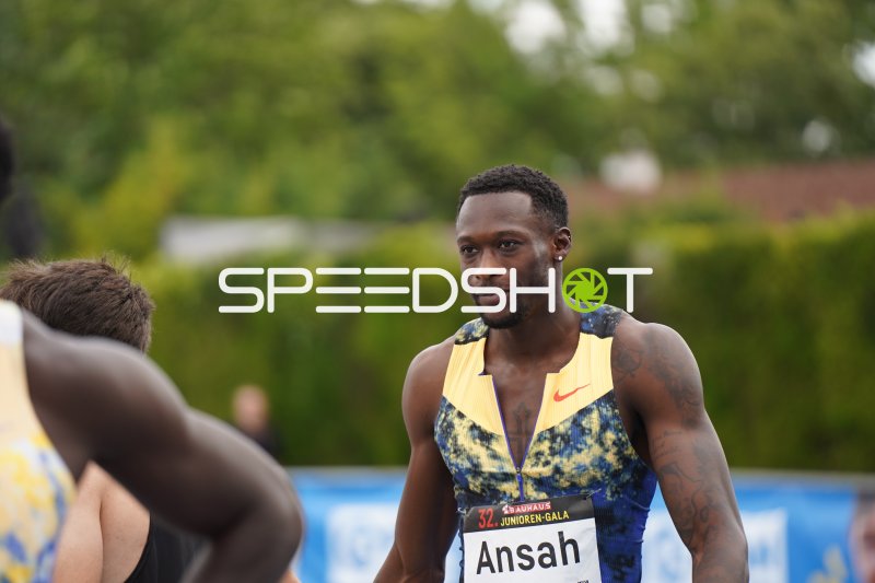 Ansah bei der 32. Junioren-Gala im Michael-Hoffmann-Stadion Mannheim