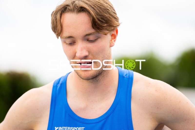 Benedikt Thomas Wallstein beim Leichtathletik-Meeting in Mannheim