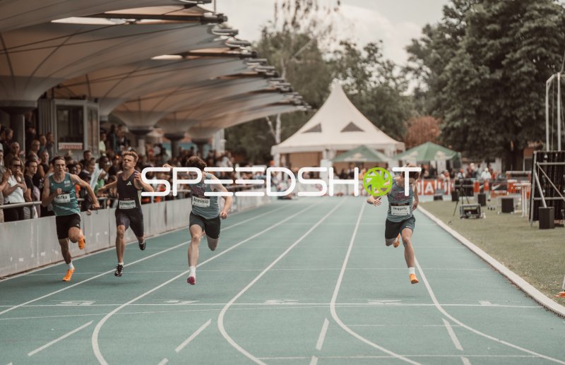 Sprintrennen im Michael-Hoffmann-Stadion Mannheim mit Ethan Heggarty (Great Britain)