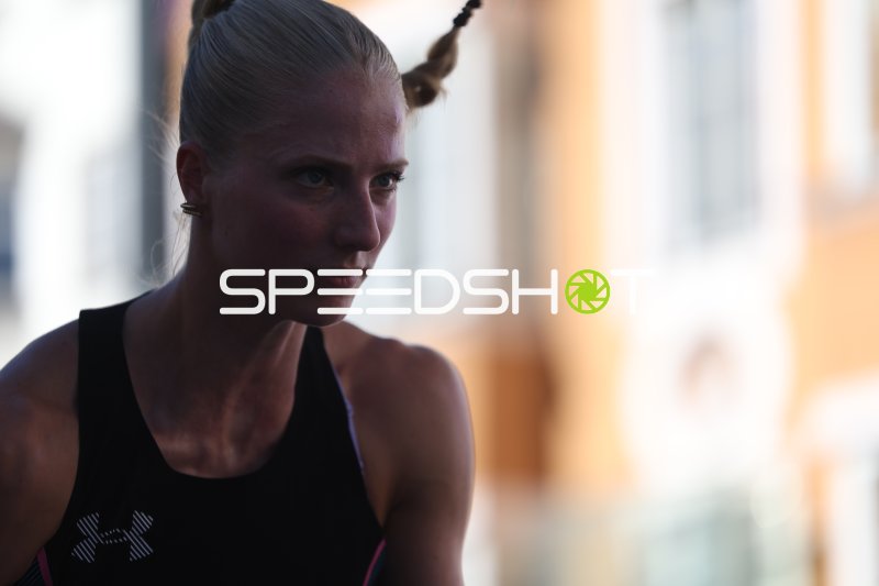 Athletin bei Leichtathletik-Veranstaltung in Innsbruck