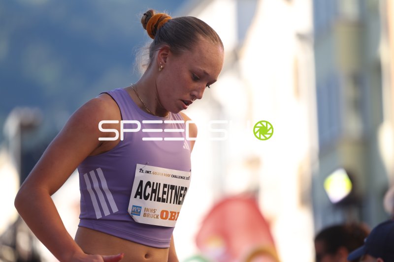 Deborah Achleitner beim Weitsprung – Golden Roof Challenge Innsbruck