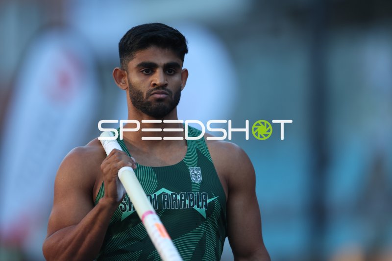Hussain Asim Al Hizam beim Stabhochsprung in Innsbruck