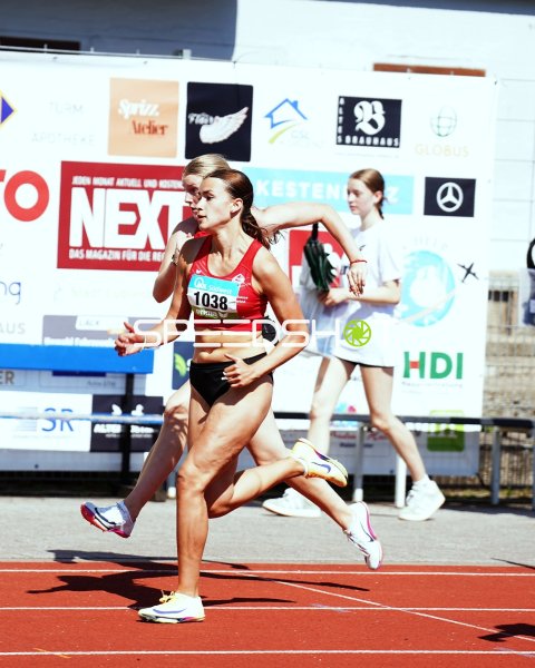 400m-Hürden im Stadion Oberwerth Koblenz