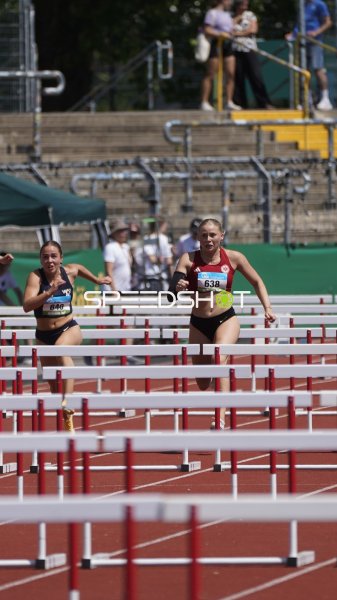 Hürdensprint der Frauen im Stadion Oberwerth Koblenz