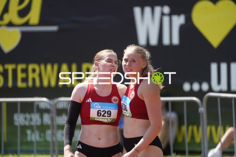 Müller Lilly und Scharf Alexandra beim Leichtathletik-Meeting in Koblenz