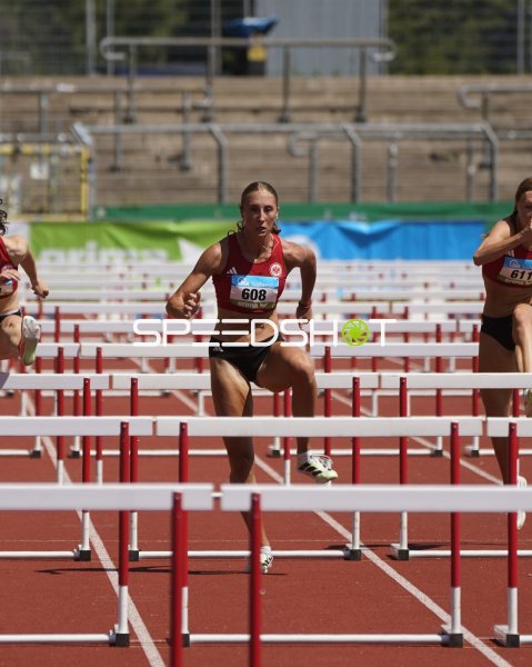 Sara Hamin führt Hürdenfeld im Stadion Oberwerth Koblenz an
