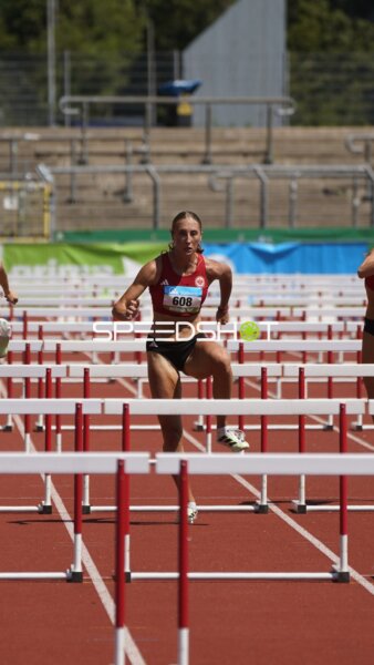 Sara Hamin führt Hürdenfeld im Stadion Oberwerth Koblenz an