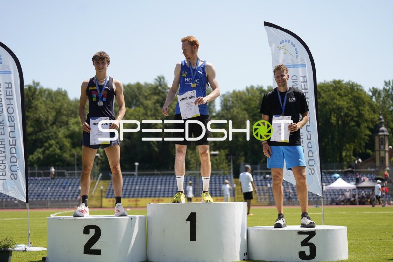 Siegerehrung beim Süddeutschen Leichtathletik-Meeting in Koblenz