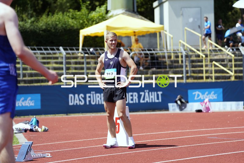 Schenk Jan vor dem Start im Stadion Oberwerth Koblenz