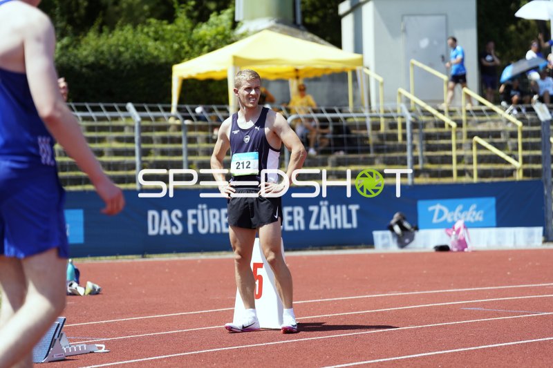 Schenk Jan vor dem Start im Stadion Oberwerth Koblenz