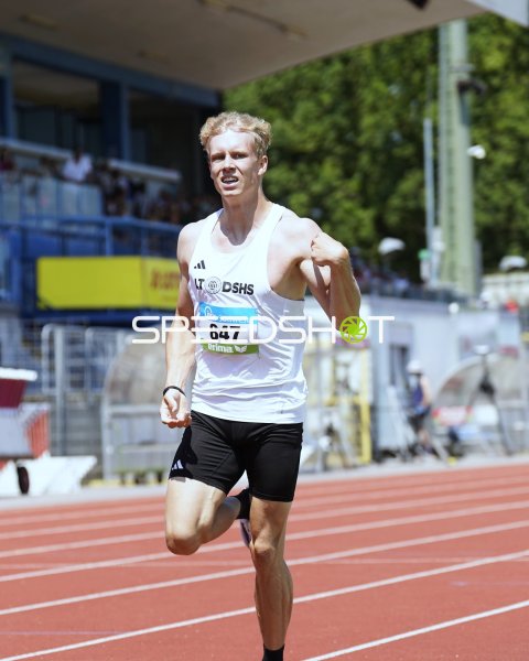 Göpfert Lucius beim Lauf im Stadion Oberwerth Koblenz