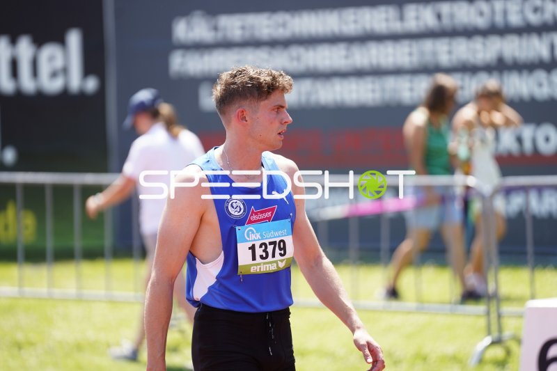 Startnummer 1379 beim Leichtathletik-Meeting in Koblenz