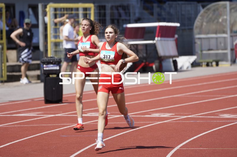 Gabikova Kristina (317) im Laufwettbewerb im Stadion Oberwerth Koblenz