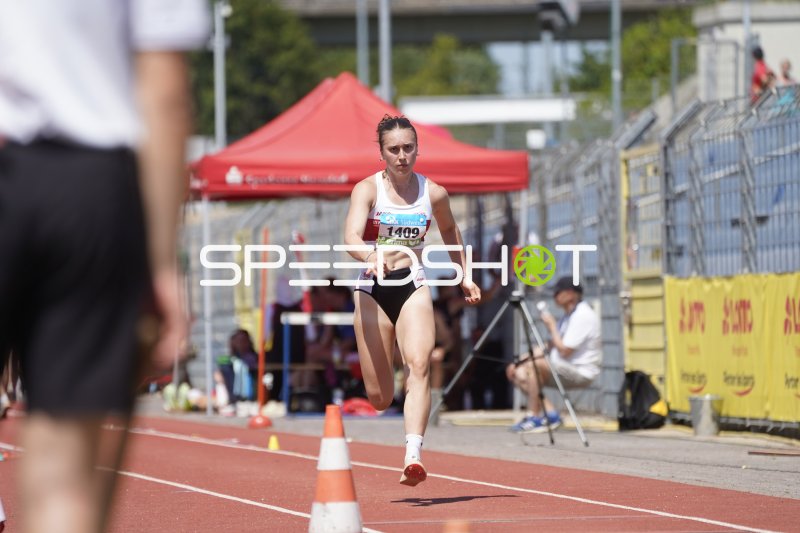 Schwarz Alia (1409) im Sprint beim Leichtathletik-Meeting in Koblenz