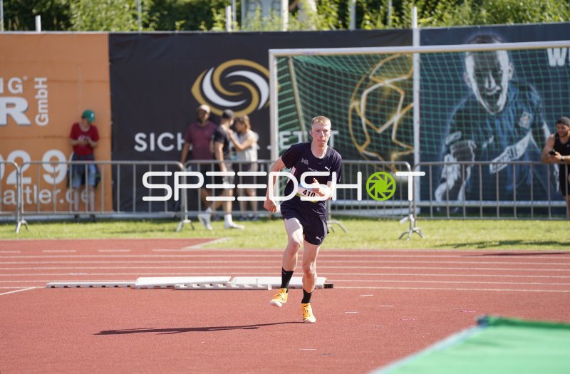 Körber Simon (410) beim Sprint im Stadion Oberwerth Koblenz