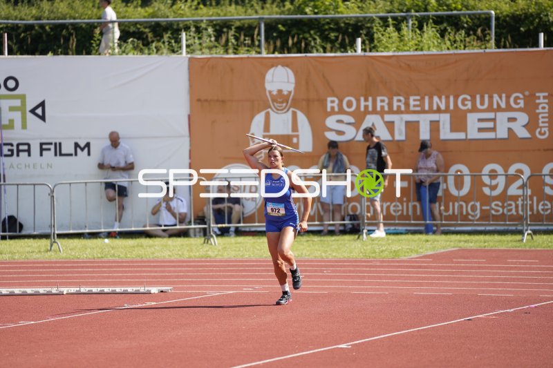 Arnold Franca (972) beim Speerwurf im Stadion Oberwerth Koblenz