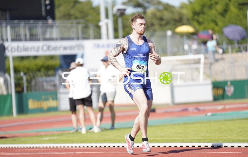 KEßLER Nils (682) beim Lauf im Stadion Oberwerth Koblenz