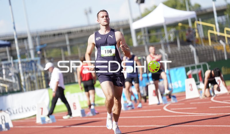 Meier Max (193) beim Lauf im Stadion Oberwerth Koblenz