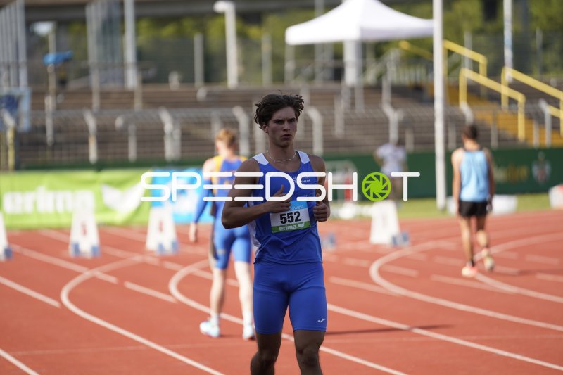 Hnatczuk Maksymilian (552) beim Laufwettbewerb im Stadion Oberwerth Koblenz