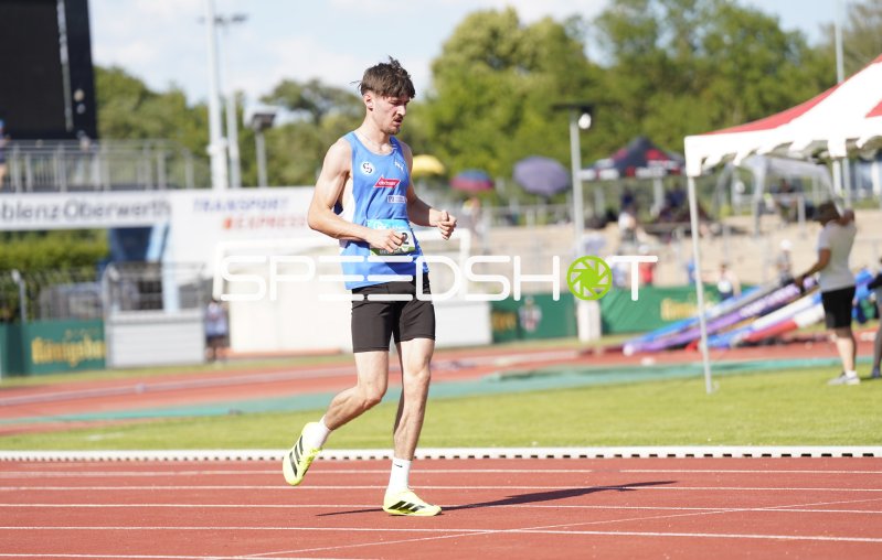 Krom Dmitrij (1382) beim Lauf im Stadion Oberwerth Koblenz