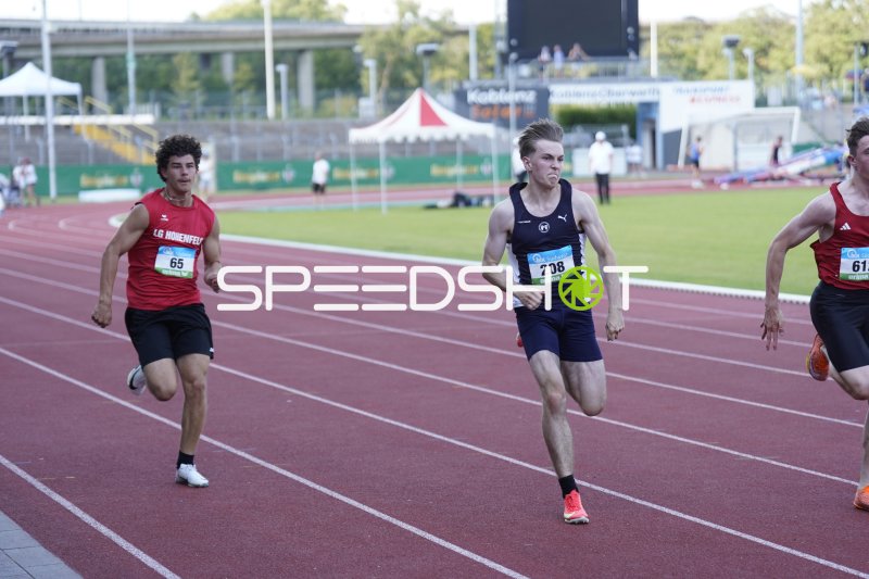 Expósito Pio (208) im Sprint beim Meeting in Koblenz