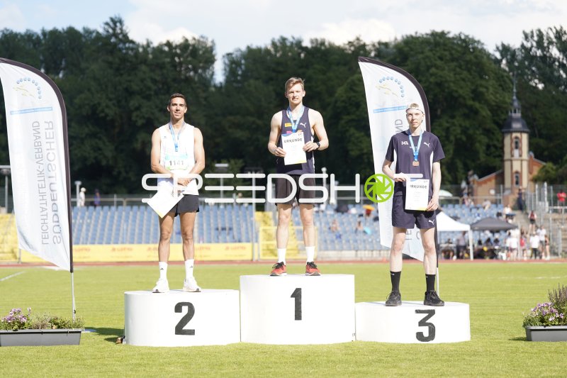 Siegerehrung beim Leichtathletik-Meeting in Koblenz