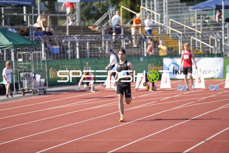 Spasojevic Milan (176) beim Sprint im Stadion Oberwerth Koblenz