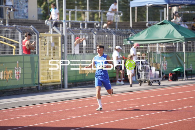 Quinkler Lukas (718) beim Sprint im Stadion Oberwerth Koblenz