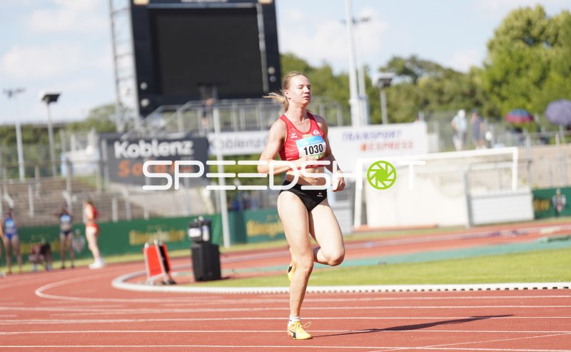 Chetik Isabella Sophie (1030) beim Sprint im Stadion Oberwerth Koblenz