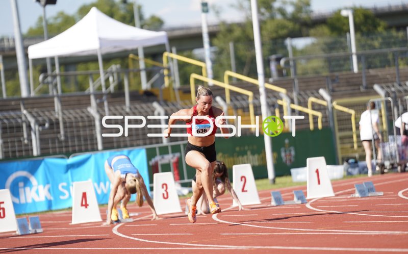 Rothfuchs Emely (636) beim Sprint-Start im Stadion Oberwerth Koblenz