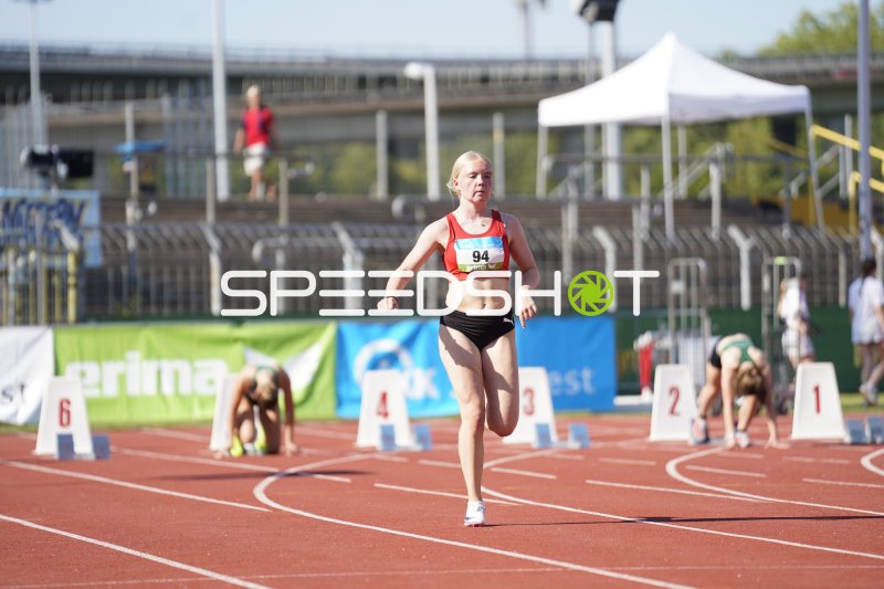 Kamm Antonia (94) beim Sprint im Stadion Oberwerth Koblenz