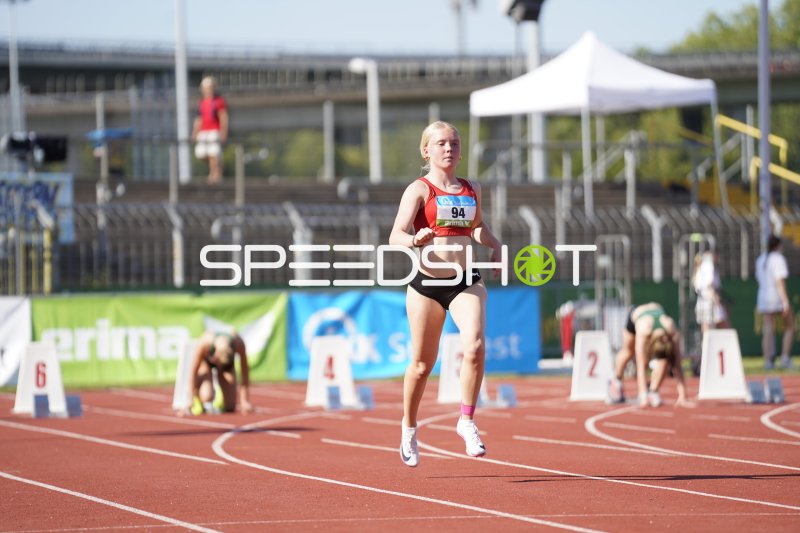 Kamm Antonia (94) beim Sprint im Stadion Oberwerth Koblenz