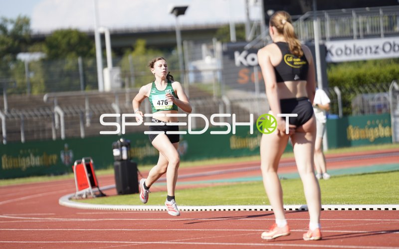 Krügel Sarah (476) beim Lauf im Stadion Oberwerth Koblenz