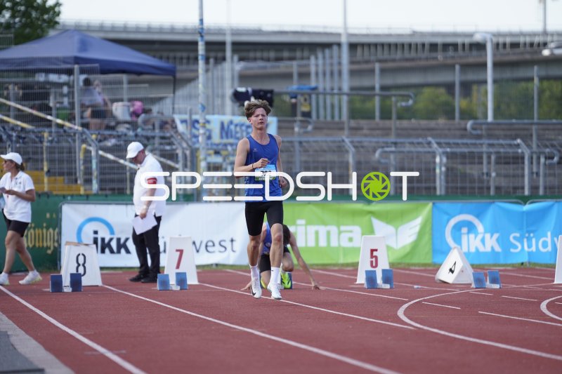 Benner Daniel (722) beim Sprint im Stadion Oberwerth Koblenz