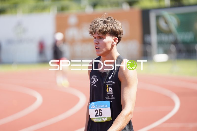 Krivoklub Maxim (26) beim Leichtathletik-Meeting im Stadion Oberwerth Koblenz