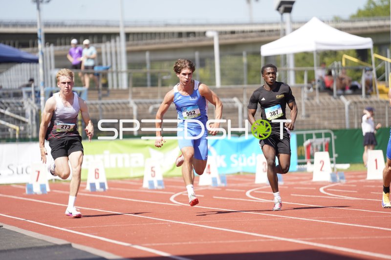 Hnatczuk Maksymilian (552) führt Sprint-Rennen im Stadion Oberwerth Koblenz