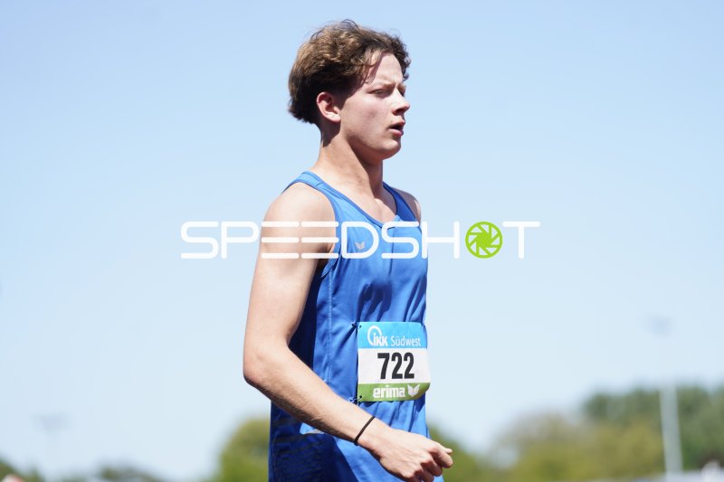Benner Daniel (722) beim Leichtathletik-Meeting in Koblenz