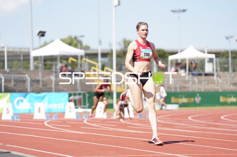 Weingarten Lucy (708) beim Sprint im Stadion Oberwerth Koblenz