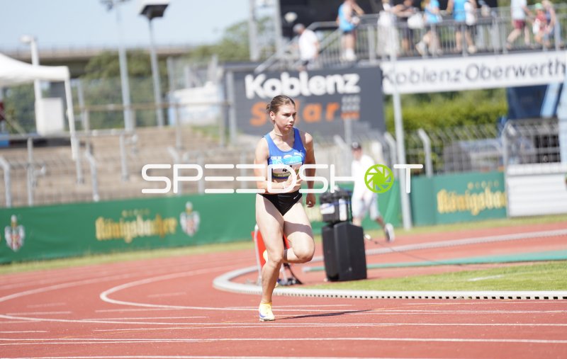 Erofeeva Alisa (44) beim Sprint im Stadion Oberwerth Koblenz