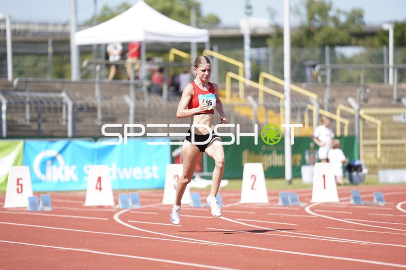 Frey Nicole (86) beim Lauf im Stadion Oberwerth Koblenz