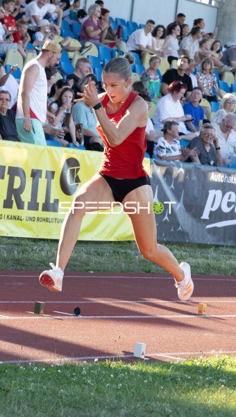 Köchling Finja (266) beim Sprint im Paul-Greifzu-Stadion Dessau